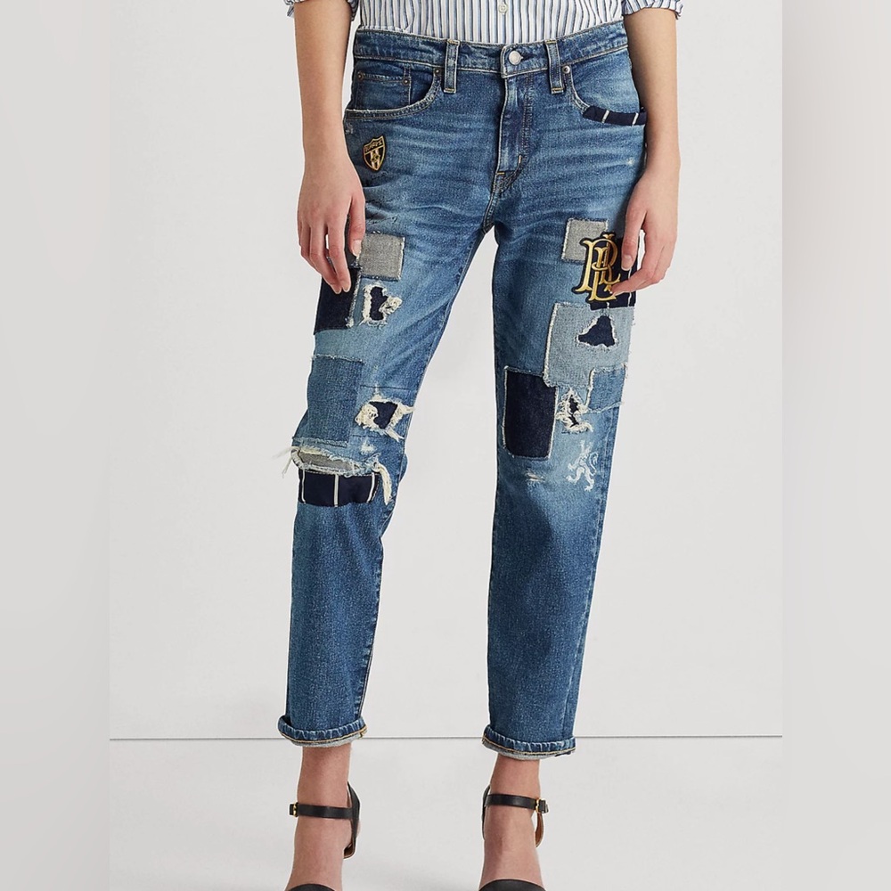 Ralph Lauren Women’s Jeans Size 14 Patchwork